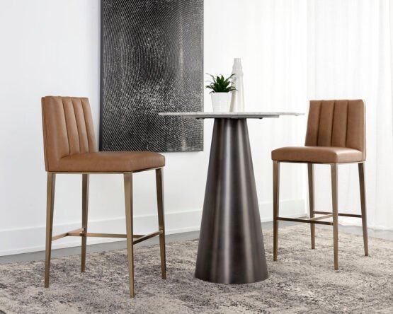 Wilbur Barstool Milliken Cognac - Image 2