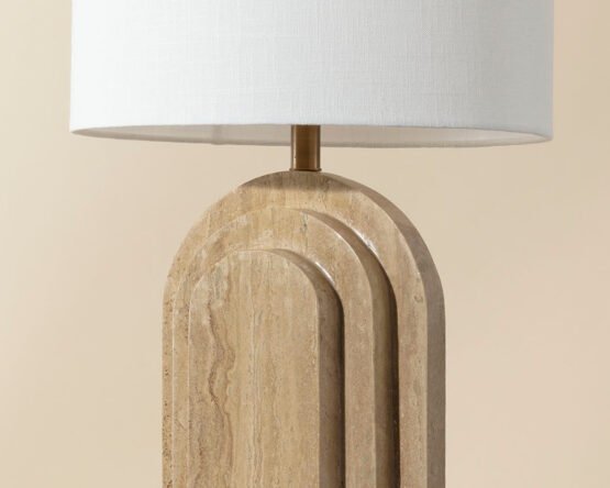 Ancona Table Lamp Travertine - Image 4