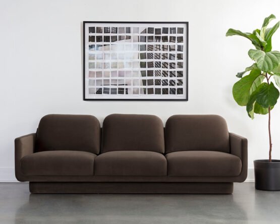 Everton Sofa Meg Dark Brown - Image 2