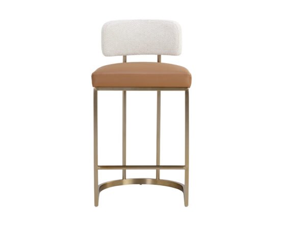 Larissa Counter Stool Napa Cognac / Rhea Light Barley - Image 3