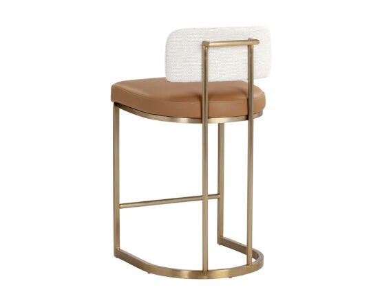 Larissa Counter Stool Napa Cognac / Rhea Light Barley - Image 5