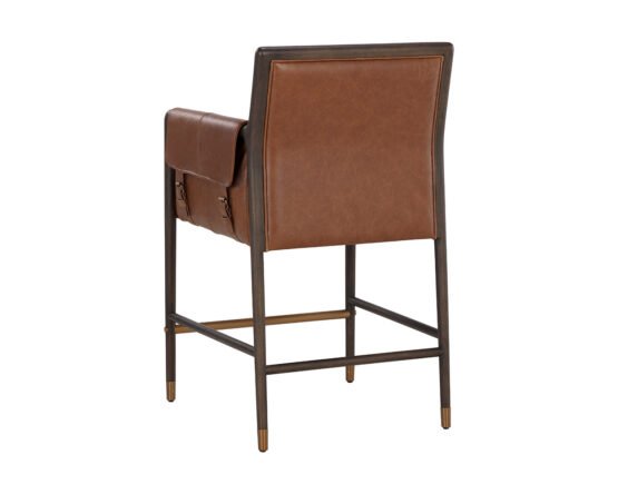 Mauti Counter Stool - Brown Shalimar Tobacco - Image 5