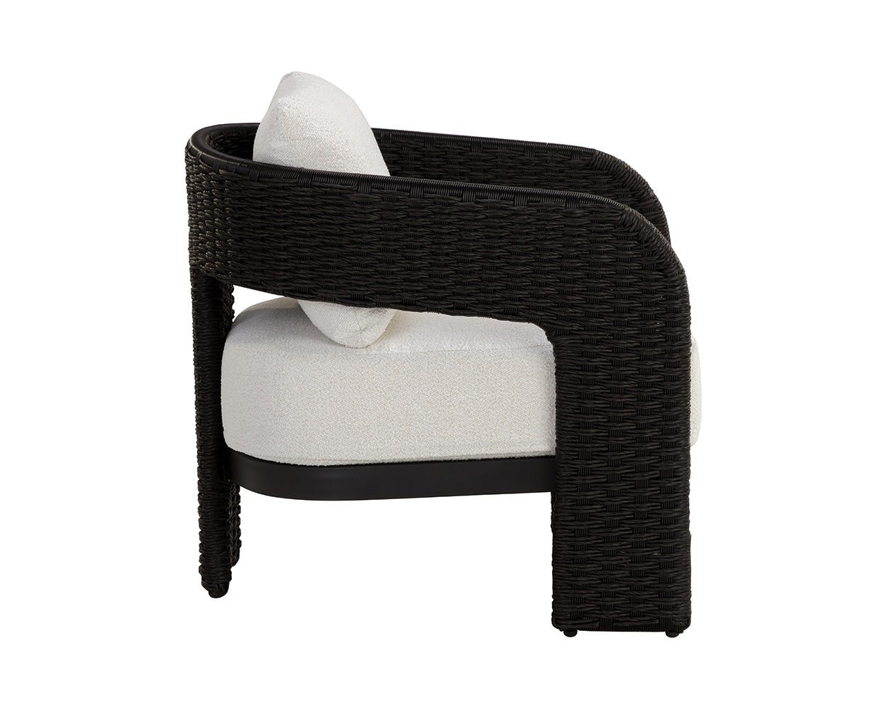 Pylos Lounge Chair - Black Louis Cream - Image 4