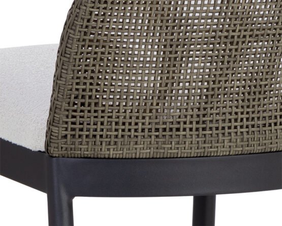 Calandri Counter Stool - Black Louis Cream - Image 8