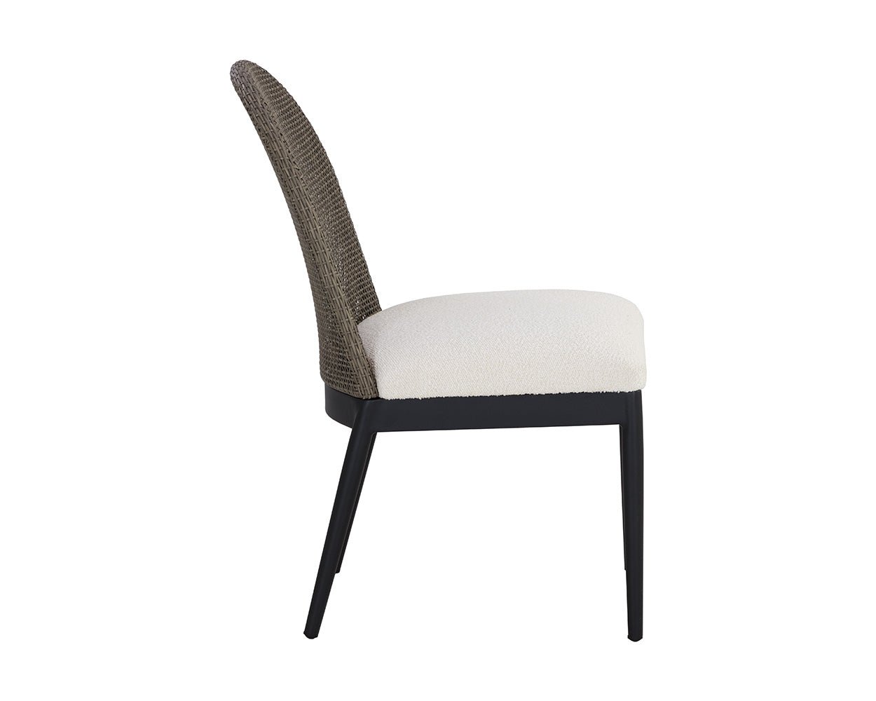 Calandri Dining Chair - Black Louis Cream - Image 4