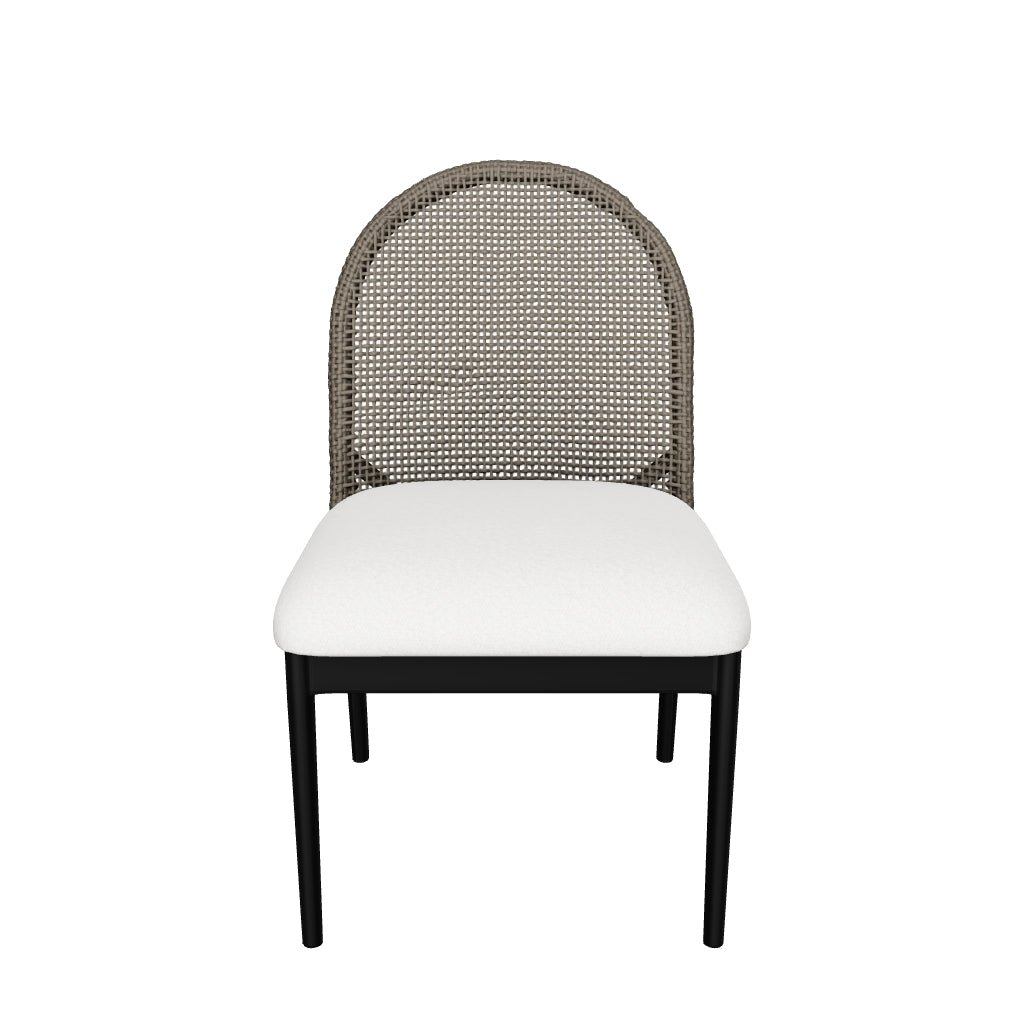 Calandri Dining Chair - Black Louis Cream - Image 9