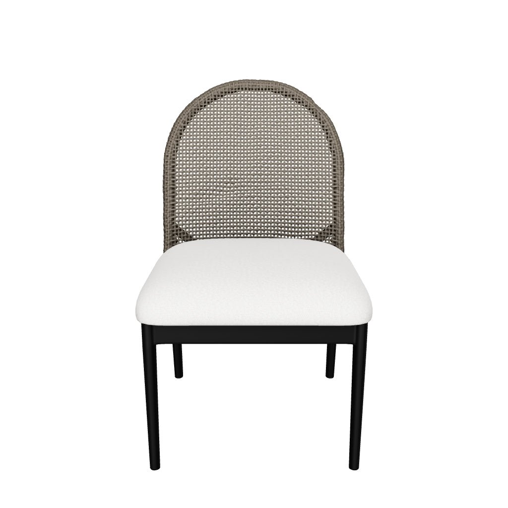 Calandri Dining Chair - Black Louis Cream - Image 10