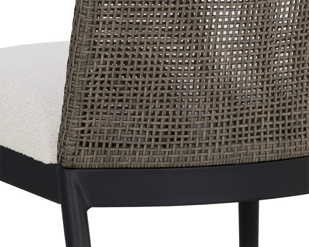 Calandri Dining Chair - Black Louis Cream - Image 8