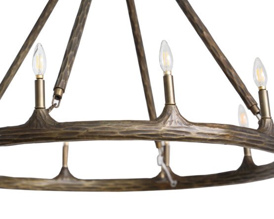 Wolfgang Chandelier Antique Brass - Image 3