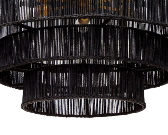 Alyssa Chandelier - Black Jute Black - Image 3