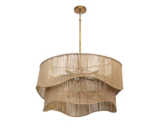 Rhine Chandelier - Natural Jute Natural