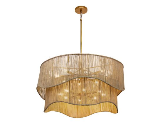 Rhine Chandelier - Natural Jute Natural - Image 2