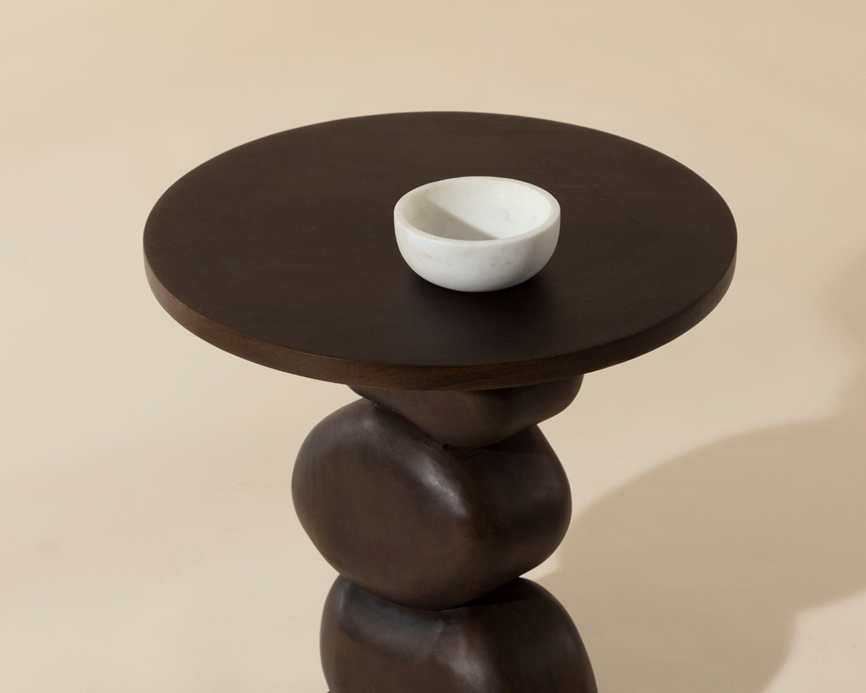 Paplo End Table - Medium Brown Dark Brown - Image 3