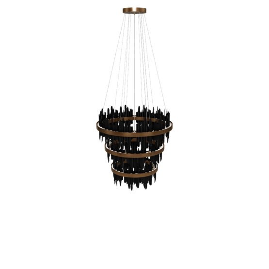 Icarus Chandelier - Small Black - Image 5