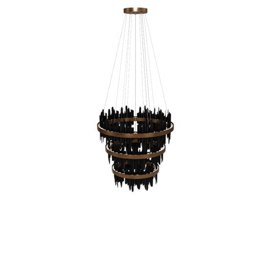 Icarus Chandelier - Small Black - Image 6