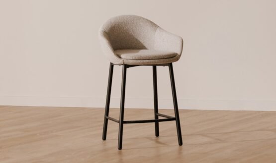 EMILY COUNTER STOOL HEATHER BEIGE