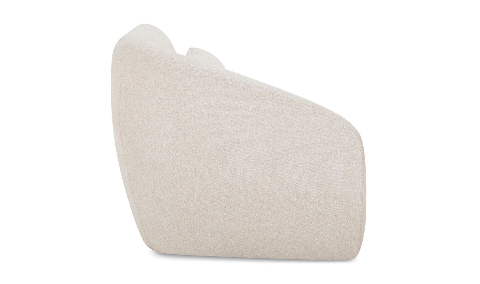 AMELIA LEFT ARM FACING CHAIR WARM WHITE - Image 3