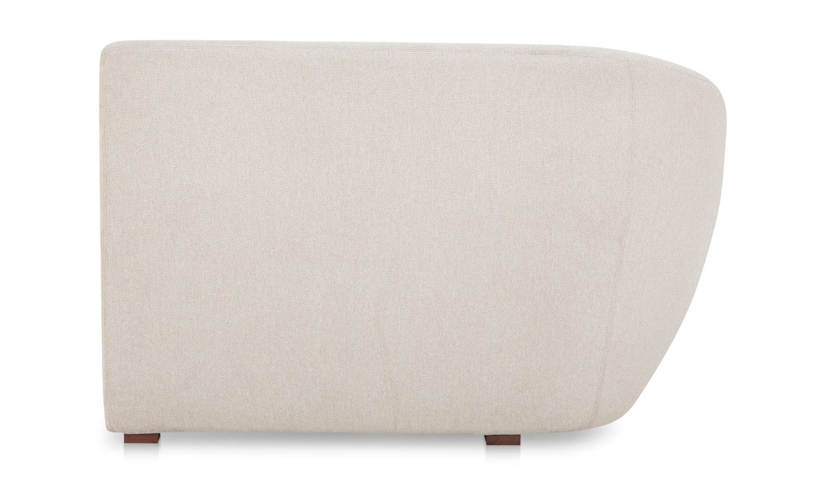 AMELIA LEFT ARM FACING CHAIR WARM WHITE - Image 4