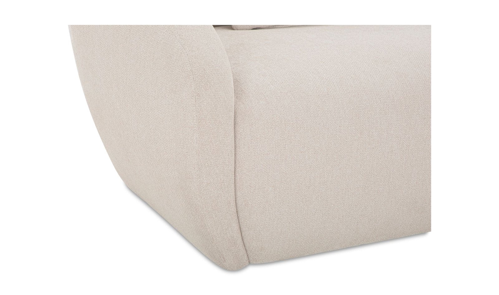 AMELIA LEFT ARM FACING CHAIR WARM WHITE - Image 5