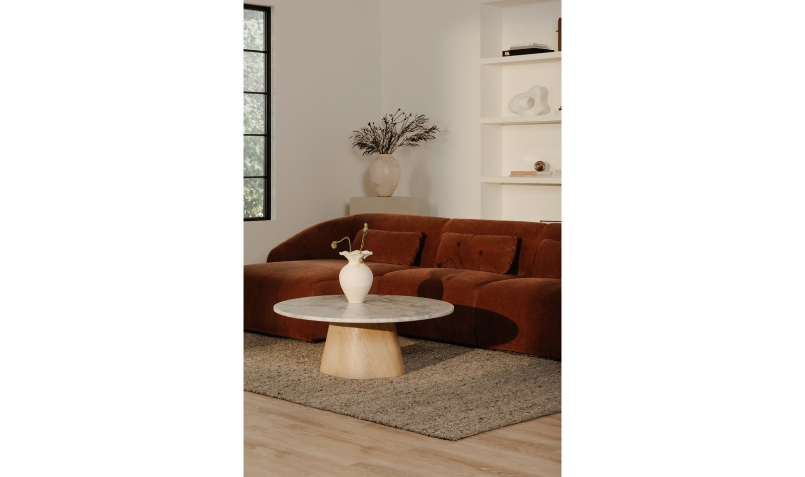 AMELIA RIGHT ARM FACING CHAISE CHESTNUT - Image 3