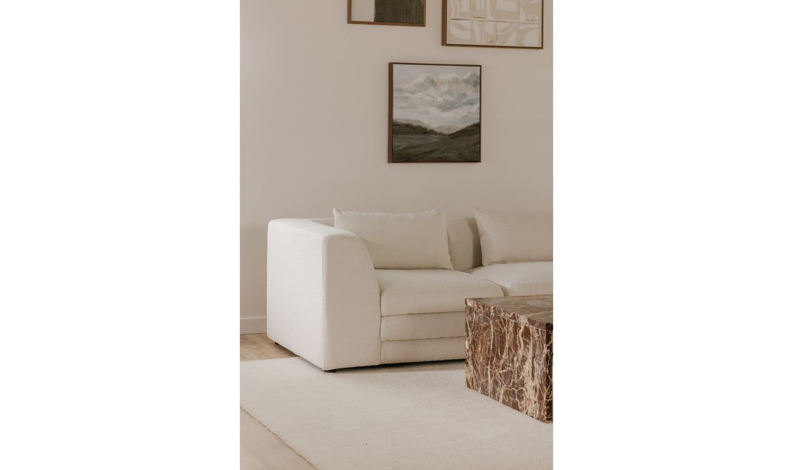 LOWTIDE CORNER CHAIR WARM WHITE - Image 3