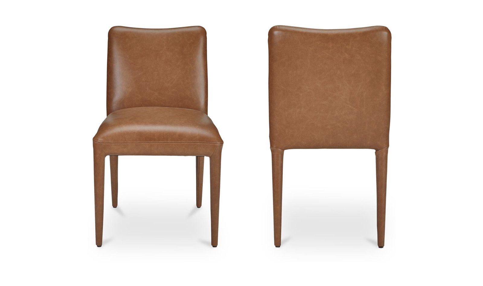 CALLA DINING CHAIR - SET OF TWO BROWN - Image 3