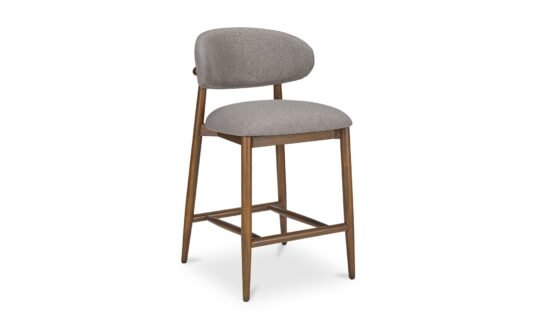 ELLIE COUNTER STOOL LIGHT BROWN - Image 2