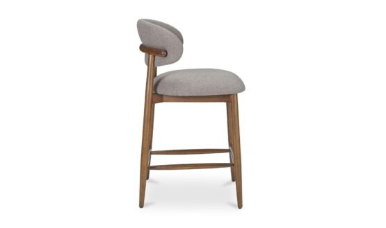 ELLIE COUNTER STOOL LIGHT BROWN - Image 3