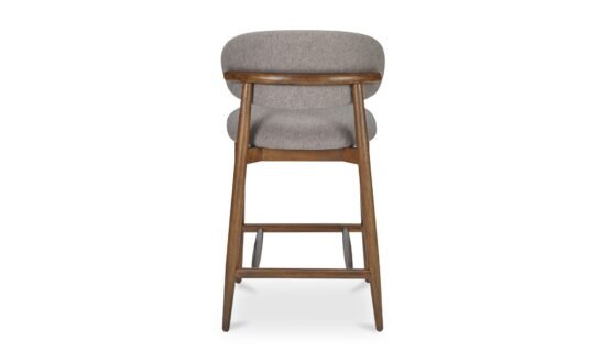 ELLIE COUNTER STOOL LIGHT BROWN - Image 4