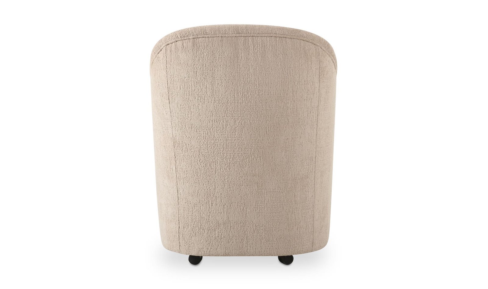 DRAVA ROLLING DINING CHAIR BEIGE - Image 4