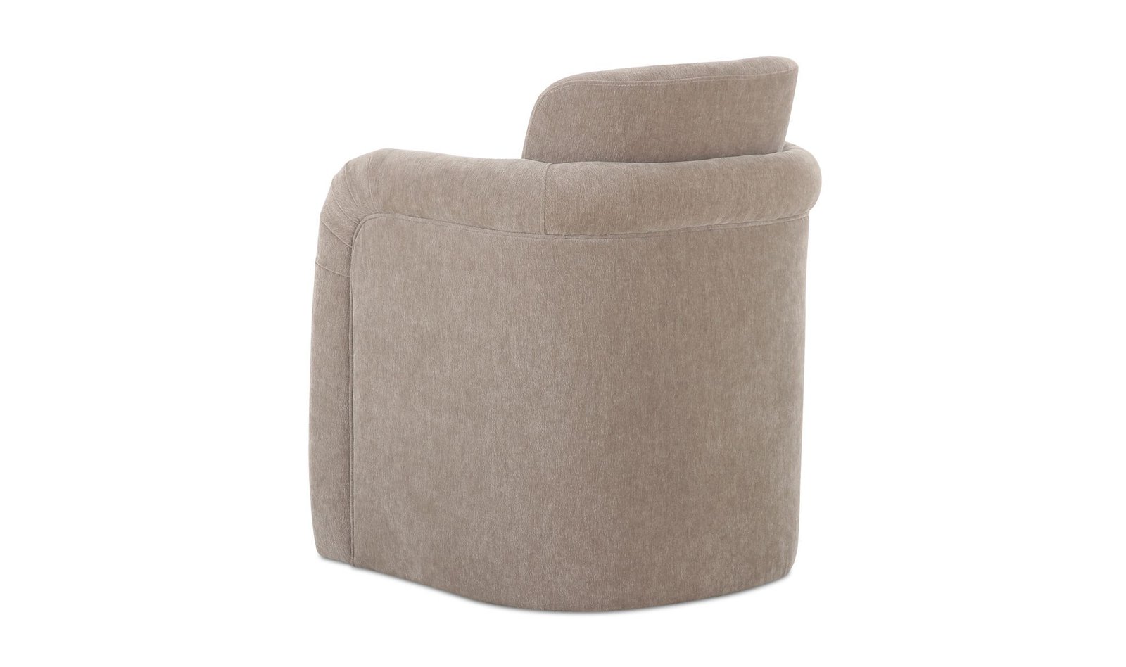 MESTO ROLLING DINING CHAIR TAUPE - Image 5