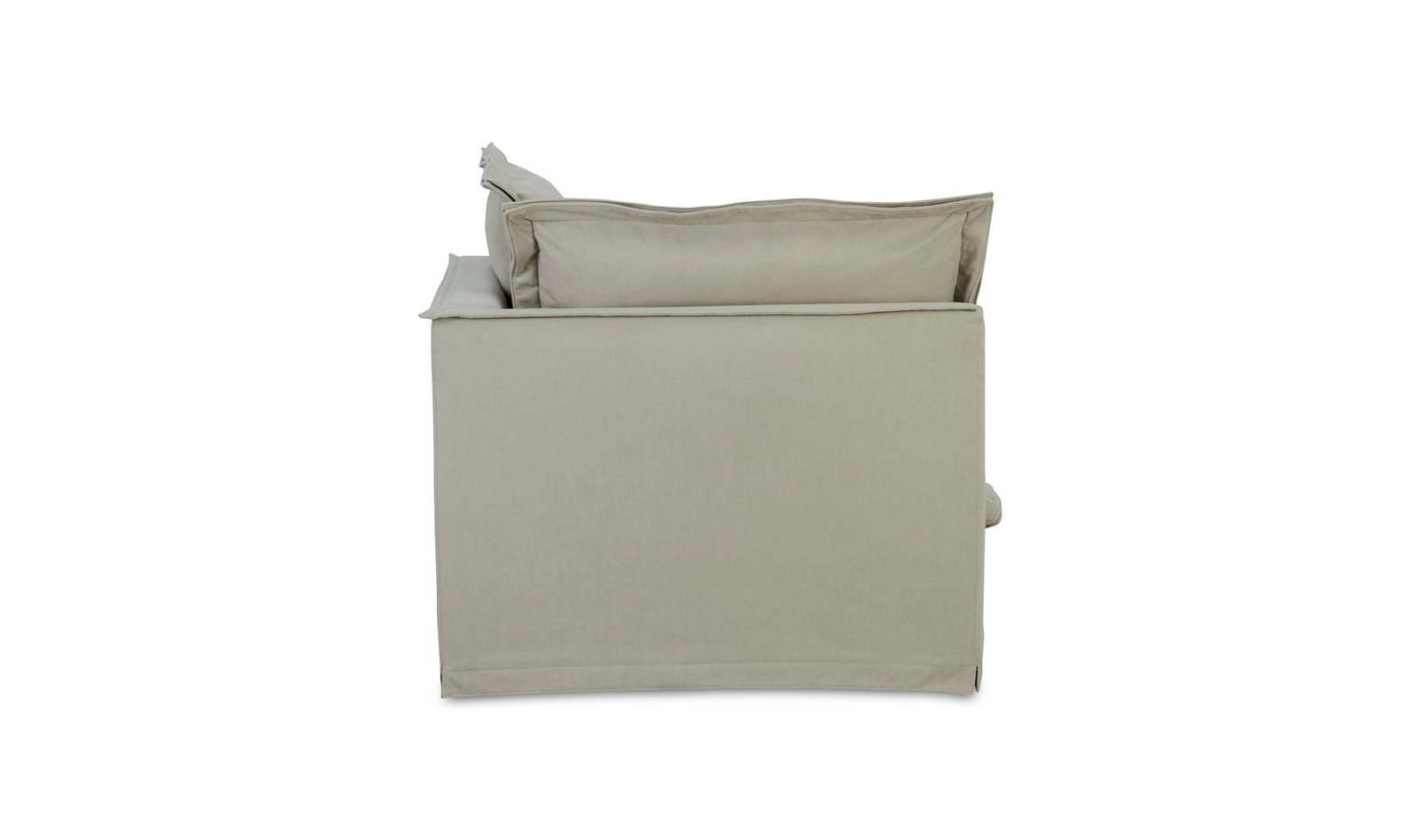 OLIVIA CORNER CHAIR SAND WHITE - Image 4