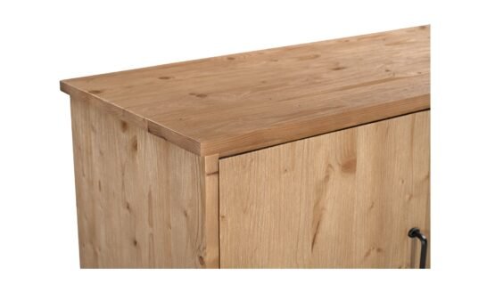 TADE 4 DOOR SIDEBOARD HONEY PINE - Image 4