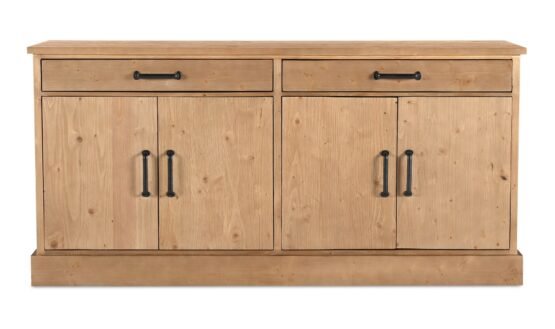 TADE 2 DRAWER SIDEBOARD HONEY PINE