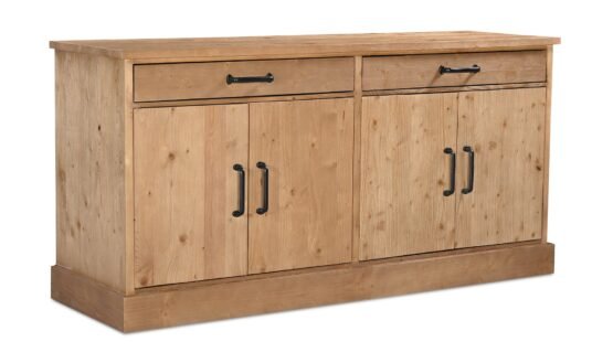TADE 2 DRAWER SIDEBOARD HONEY PINE - Image 2