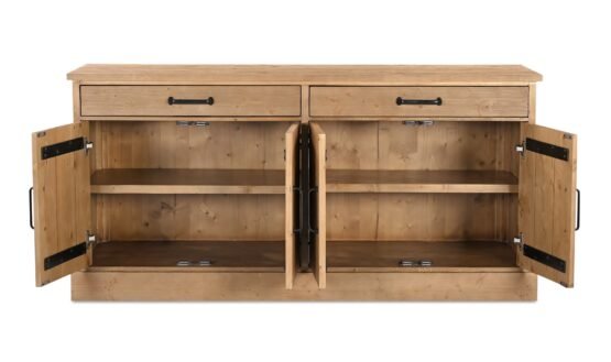 TADE 2 DRAWER SIDEBOARD HONEY PINE - Image 3