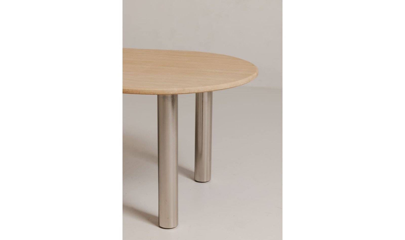 FIA DINING TABLE TRAVERTINE BEIGE TRAVERTINE - Image 4