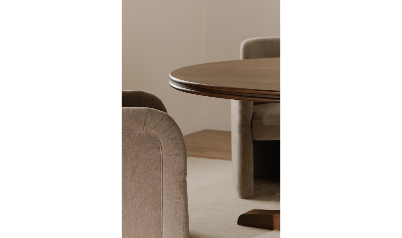 CHARLES DINING TABLE BROWN - Image 3