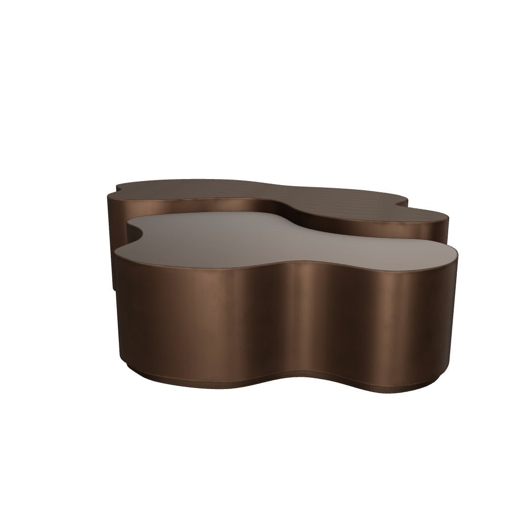 Boise Nesting Coffee Tables (Set Of 2) Antique Bronze - Image 6