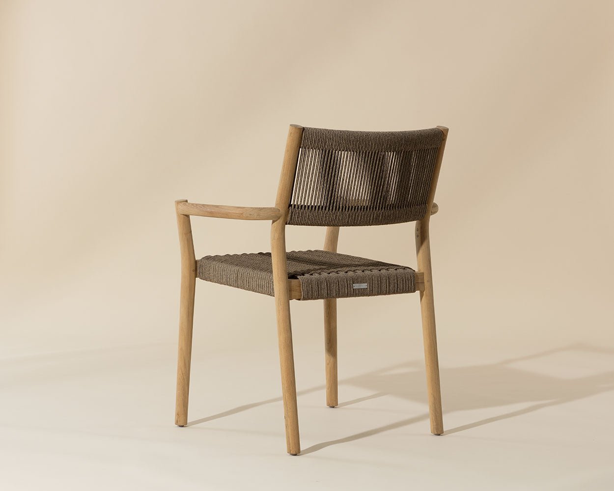 Kavala Stackable Dining Armchair - Natural Taupe - Image 4