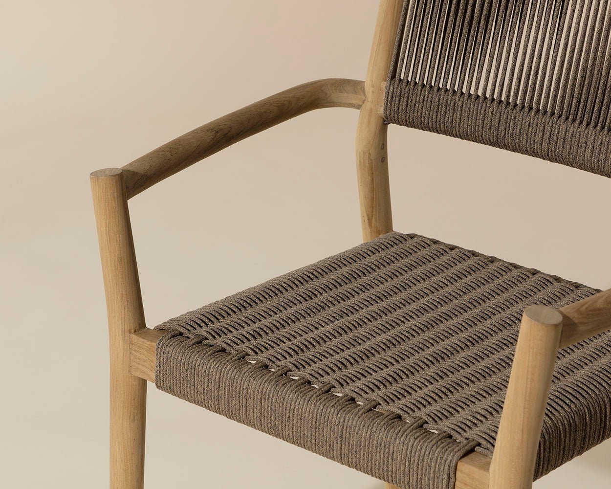 Kavala Stackable Dining Armchair - Natural Taupe - Image 6