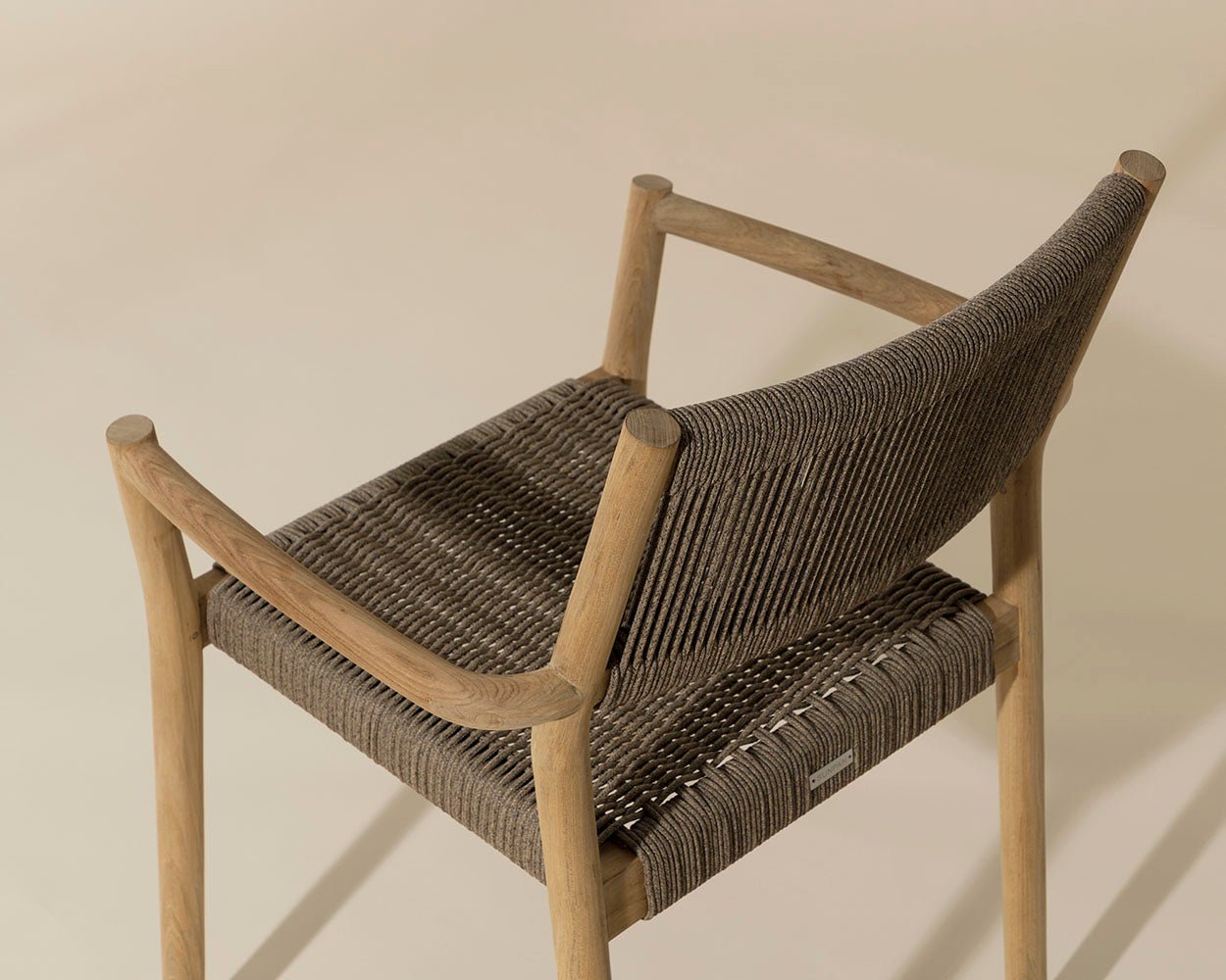 Kavala Stackable Dining Armchair - Natural Taupe - Image 8