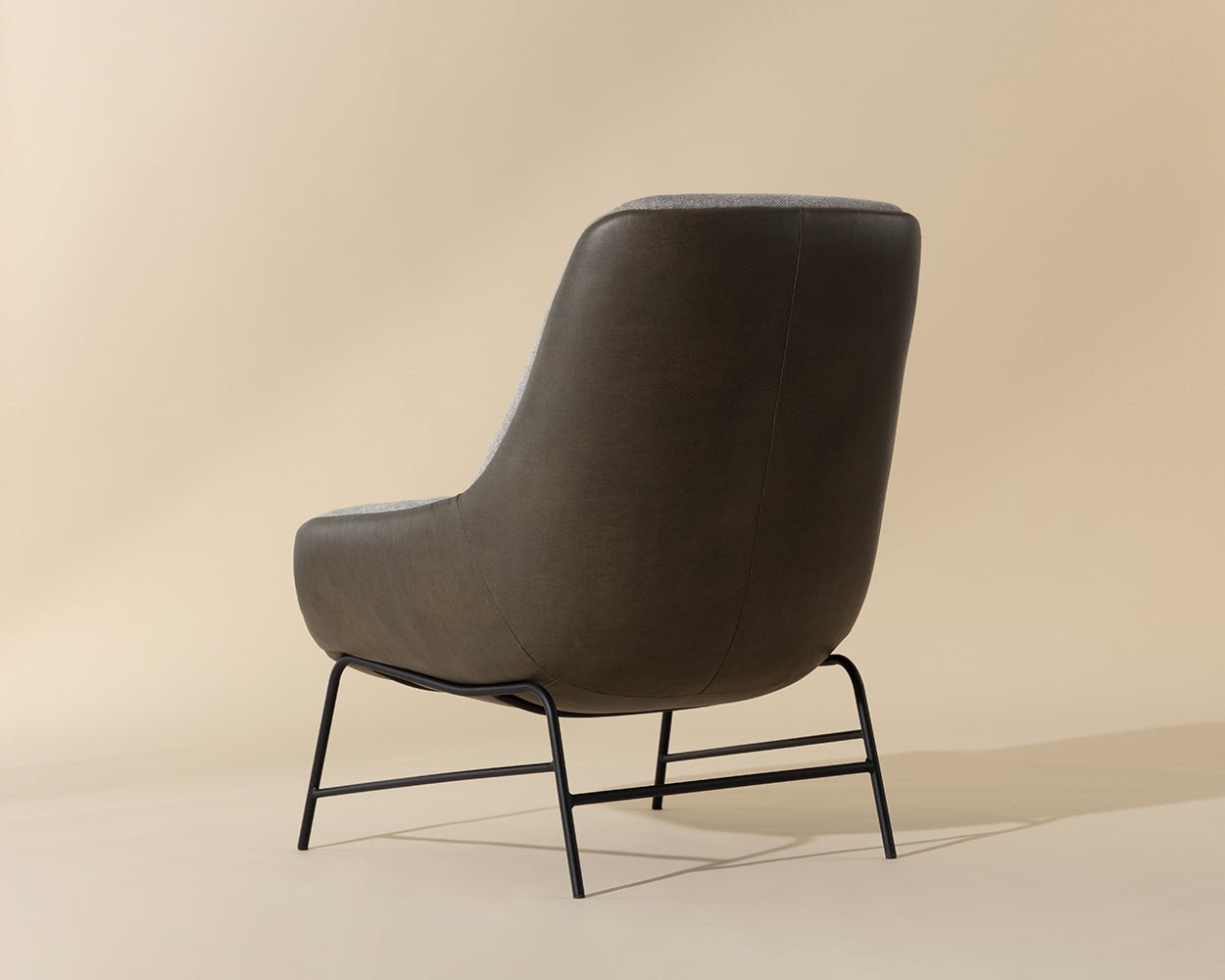 Lucier Lounge Chair Belfast Heather Grey / Bravo Ash - Image 4