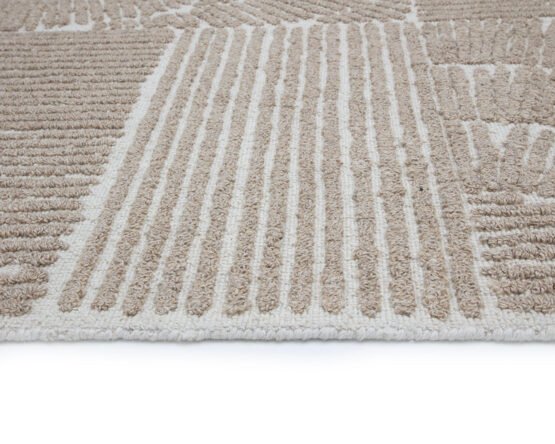 Corinthia Hand-woven Rug Taupe 8' X 10' - Image 4