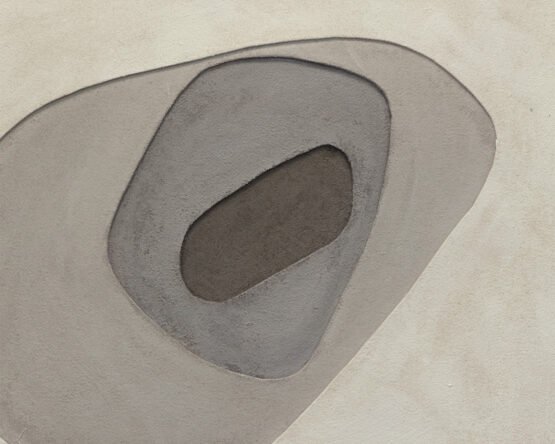 Zen Garden (set Of 3) - 30" X 30" - Black Floater Frame Taupe - Image 4