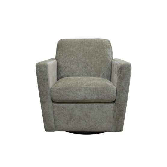 Cooper Swivel Club Chair - Sage Chenille - Image 2