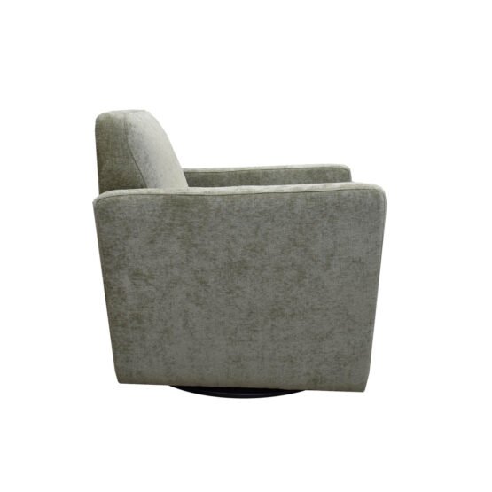 Cooper Swivel Club Chair - Sage Chenille - Image 3