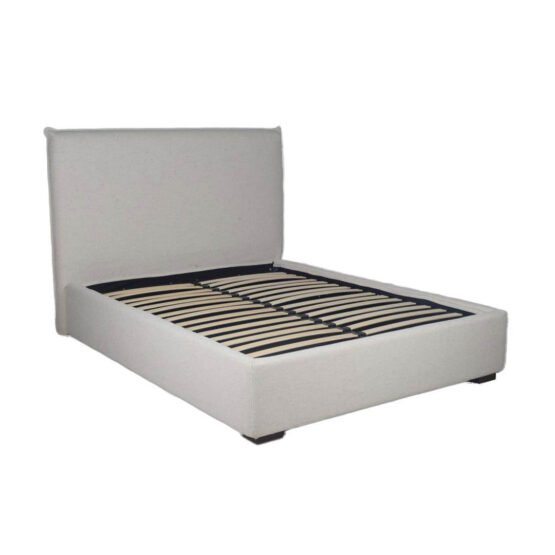 Allure Storage Queen Bed - Maya Oatmeal - Image 6
