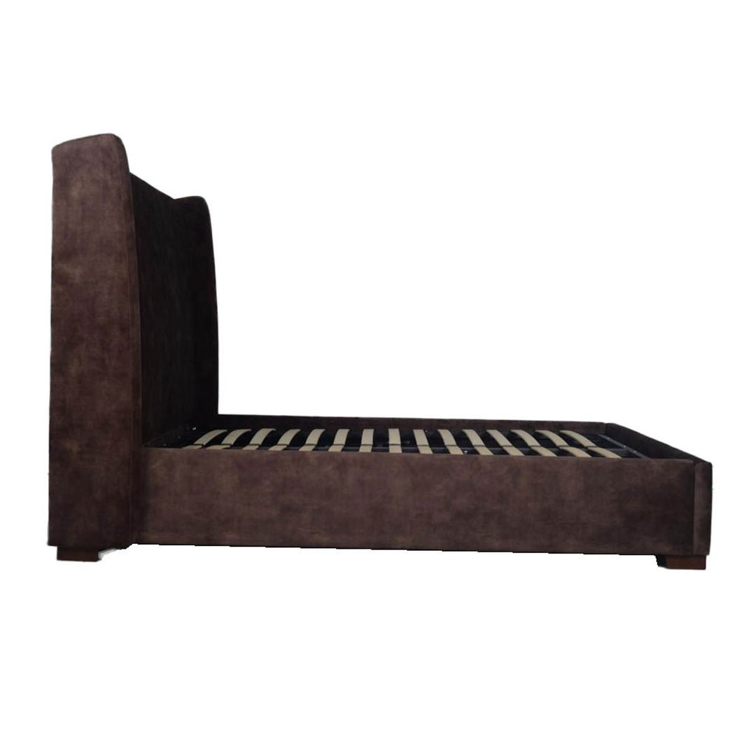 Cora Storage King Bed - Velvet Brown - Image 3