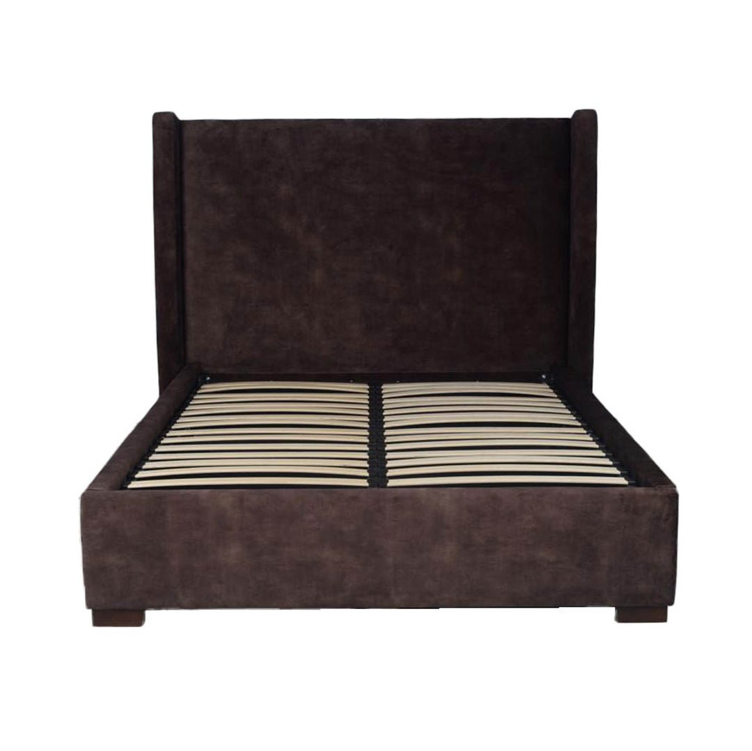 Cora Storage Queen Bed - Velvet Brown - Image 5